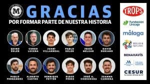 El Trops Málaga se despide de 10 integrantes de su plantilla para la próxima temporada